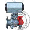 pneumatic O-type cut-off ball valve