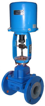 electric diaphragm adjusting valve