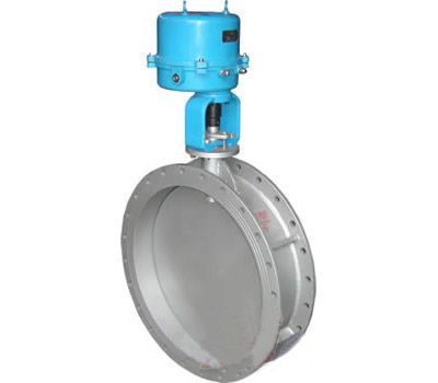 electric adjusting ventilation butterfly valve