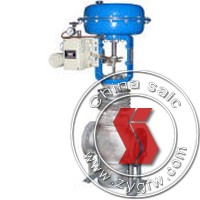 pneumatic three-way control valve