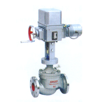 Electric two-seat control valve